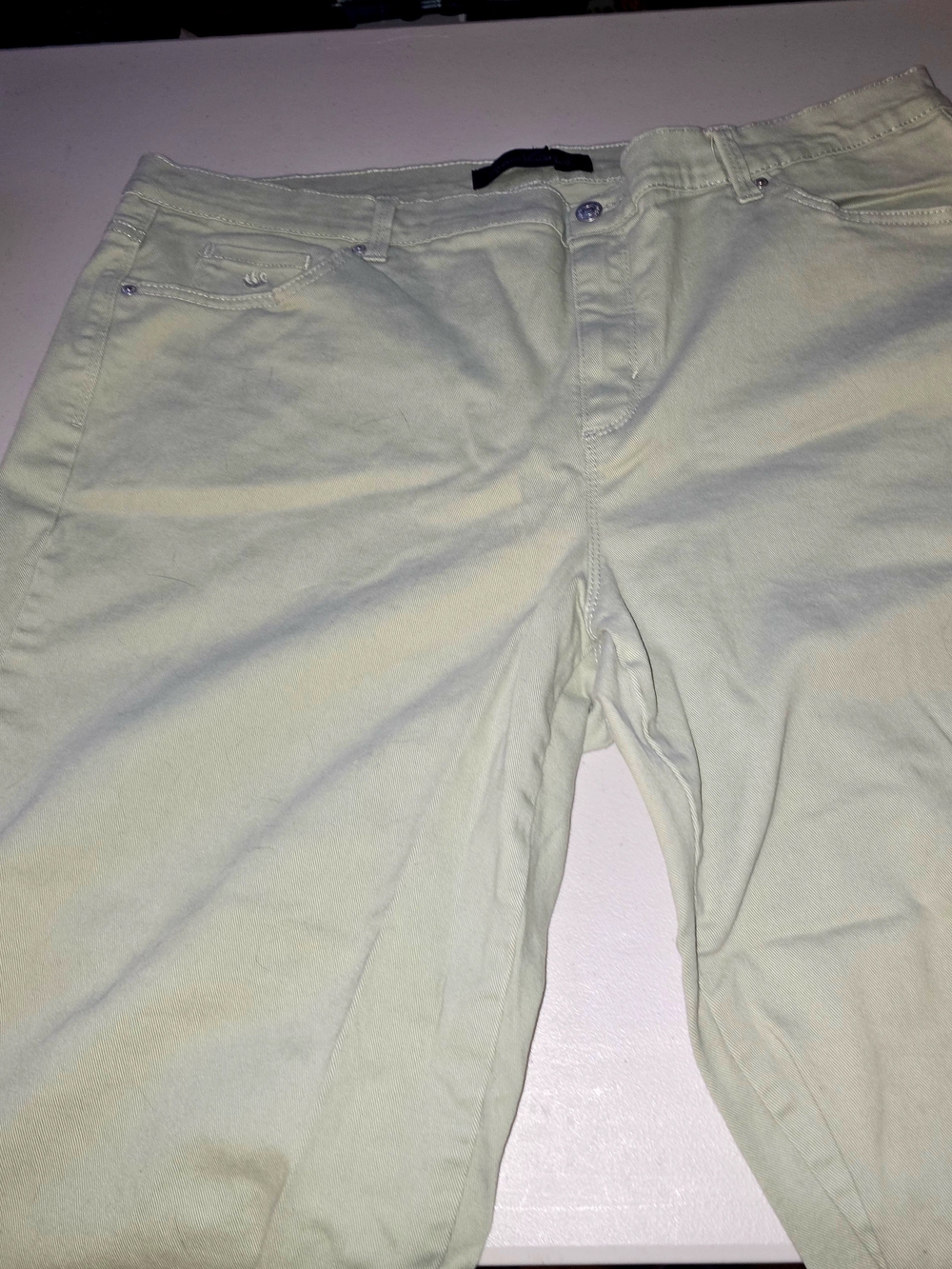 Gloria Vanderbilt Light Green Boot Cut Jeans 22w